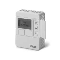 Q-Series White, Room Relative Humidity Sensor w/ Siemens Logo, RH 2%, 4 to 20 mA Signal